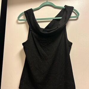 Old Navy Black Cowl Neck Tank Top
